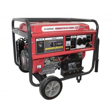 Generator curent Elefant ZH6500E pe benzina in 4 timpi, 13CP, 5000W