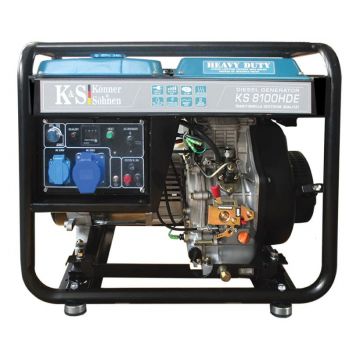 Generator de curent 6.5 kW diesel - Heavy Duty - Konner & Sohnen - KS-8100HDE