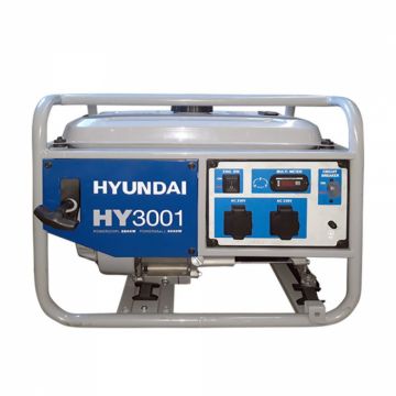 Generator de curent standard pe benzina Hyundai HY3001, 7CP, 212CMC, 15L