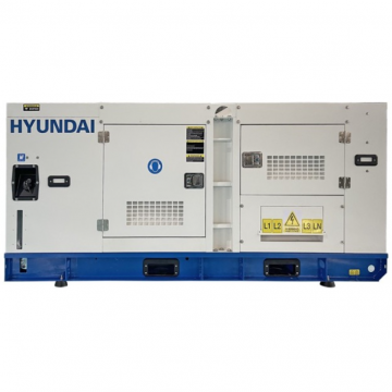 Generator De Curent Trifazat Cu Motor Diesel DHY100L Alb/Albastru