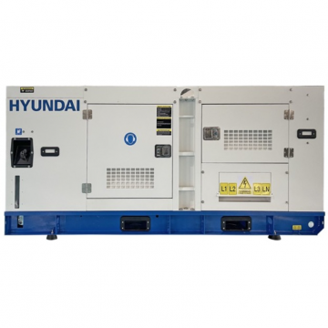 Generator De Curent Trifazat Cu Motor Diesel DHY50L Alb/Albastru