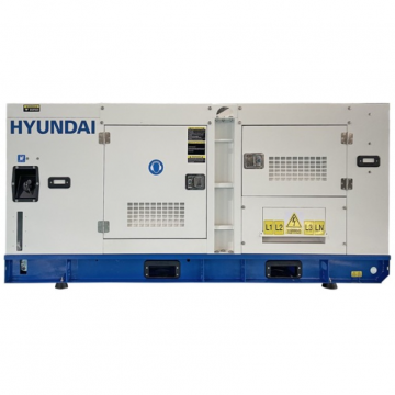 Generator De Curent Trifazat Cu Motor Diesel DHY80L Alb/Albastru