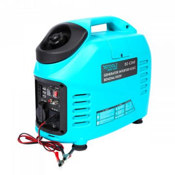 Generator Invertor Curent Electric, Detoolz, 1100W, 53.5cc
