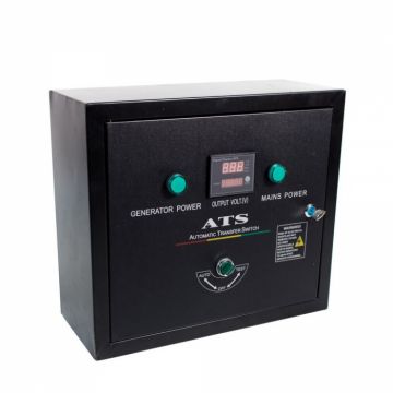Panou de automatizare pentru generatoare electrice monofazate ATS12-P, 10kW