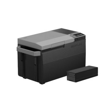 Frigider Portabil - cu congelator si acumulator, 38 litri - EcoFlow Glacier Bundle