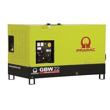 Generator de curent stationar insonorizat 15.2 kW, GBW22Y - Pramac