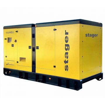 Generator insonorizat Stager YDSD440S3 diesel trifazat 320kW, 577A, 1500rpm