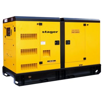 Generator insonorizat Stager YDY100S3 diesel trifazat 91kVA, 131A, 1500rpm Generator insonorizat Stager YDY100S3 diesel trifazat 91kVA, 131A, 1500rpm