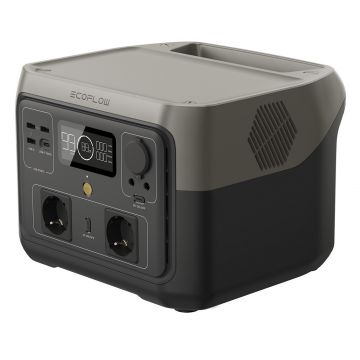 Generator Solar Power Station RIVER 2 Max - 500W, 512Wh, LiFePO4 - statie acumulator portabila - EcoFlow-ZMR610-B-EU
