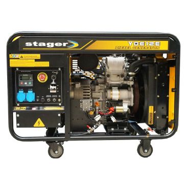Generator Stager YDE12E 10kW monofazat, diesel, pornire la cheie
