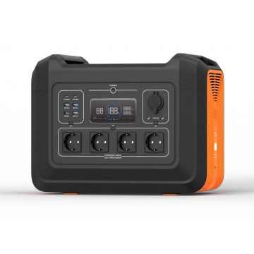 Statie acumulator portabil pentru incarcare electrica LongLife, LiFePO4, Generator Solar Power Station - 2400W, 2232Wh - CNO-PS2400