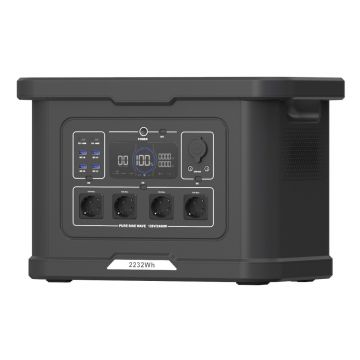 Statie acumulator portabil pentru incarcare electrica LongLife, LiFePO4, Generator Solar Power Station - 2400W, 2232Wh - WP-PS2400UPS