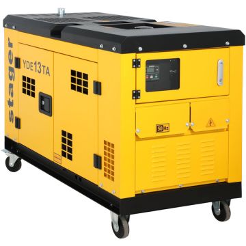 Generator Insonorizat YDE13TA 10kVA 39A 3000rpm Monofazat Diesel Pornire  Electrica