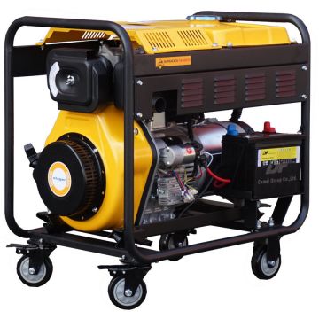 YDE6500E3 Generator open frame 5.5kW trifazat diesel pornire la cheie
