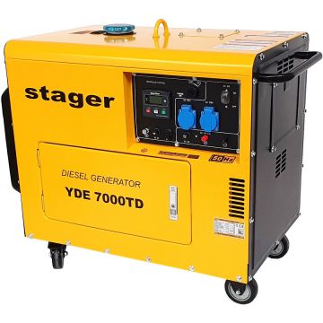 YDE7000TD Generator insonorizat diesel monofazat 5kW 20A, 3000rpm
