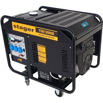 Generator Open Frame YGE12000E 10.0kW Monofazat Benzina Pornire Electrica