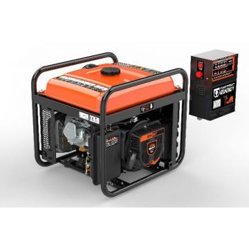 Generator de curent inverter 7.5 kW - benzina, 230V, panou ATS - Genergy Creta-ATS