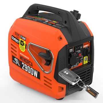 Generator de curent inverter portabil 2.9 kW - benzina, 230V, pornire telecomanda - Genergy Menorca RC