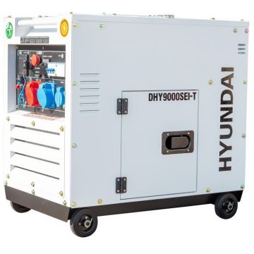 Generator de Curent Inverter Trifazat DHY-9000SEi-T cu Motor Diesel 4 Timpi 12CP Putere 6kW