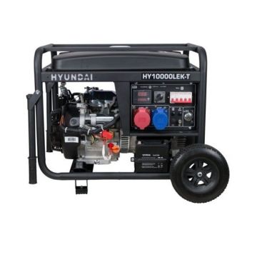 Generator de curent portabil trifazic, 9.4 kW - Hyundai HY10000LEK-T