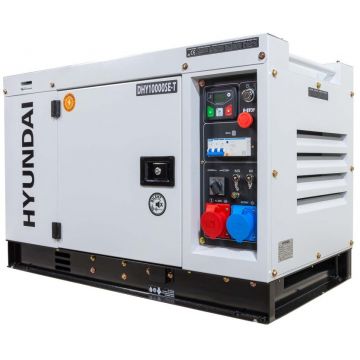 Generator de Curent Trifazat DHY-10000SE-T cu Motor Diesel 4 Timpi 14.4CP Putere 7.2kW