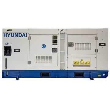 Generator de curent trifazat insonorizat cu motor diesel, 35kW - Hyundai DHY40L