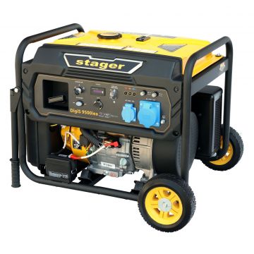 Generator digital invertor Stager DigiS 9500iea, open-frame 9.5kW, monofazat, benzina, optional automatizare