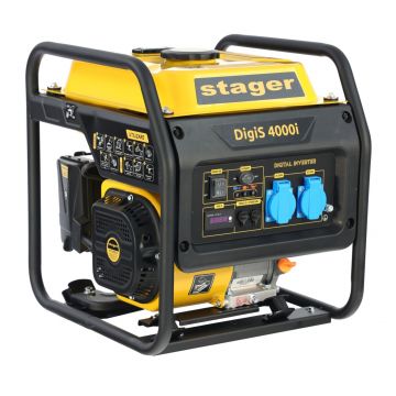 Stager DigiS 4000i Generator digital invertor open-frame 4kW, monofazat, benzina, G2, autonomie pana la 13h